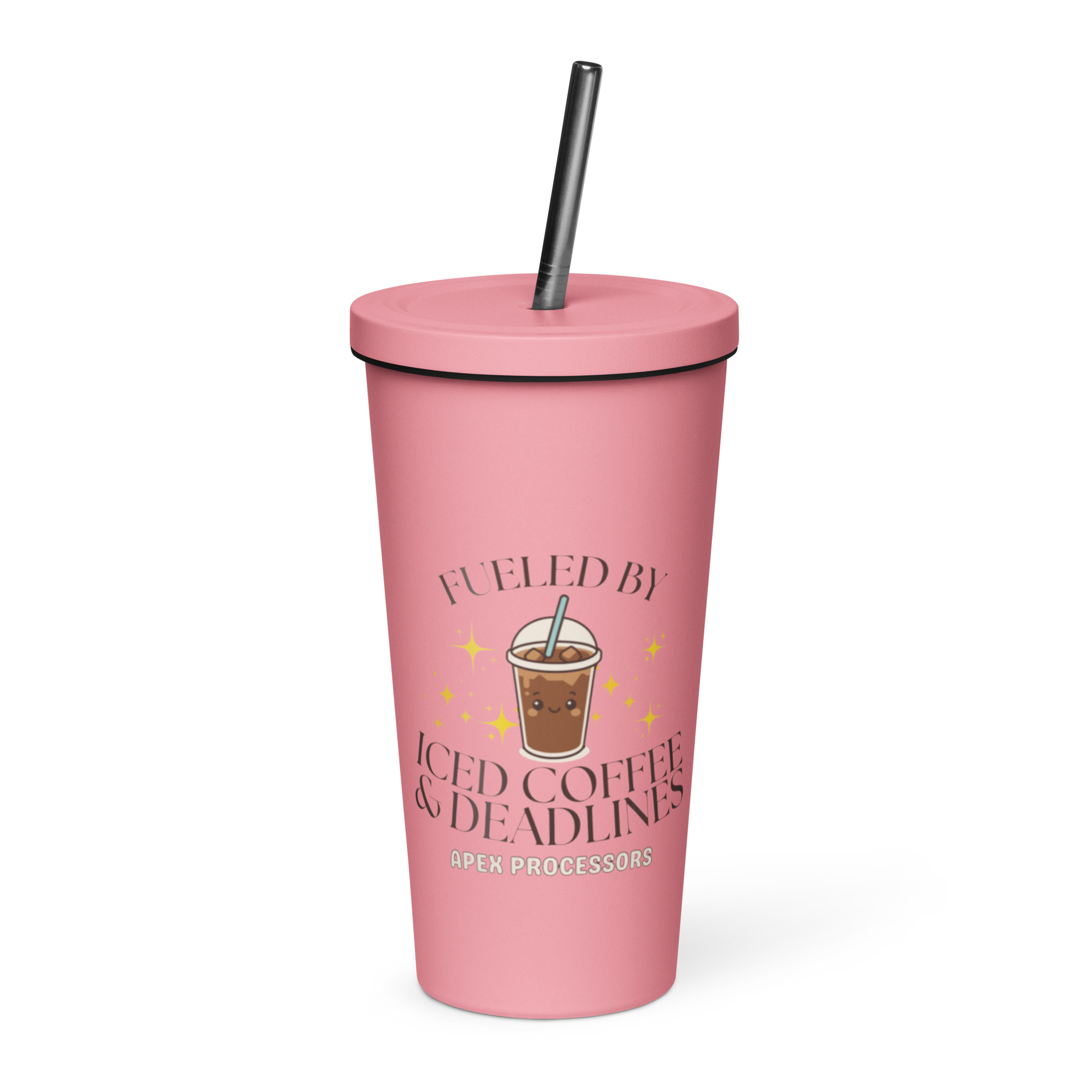 Insulated tumbler with a straw - Image 4