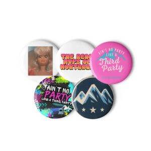 Set of pin buttons