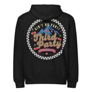 Leopard Party zip hoodie