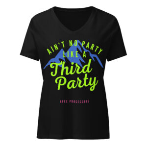 Neon v-neck t-shirt