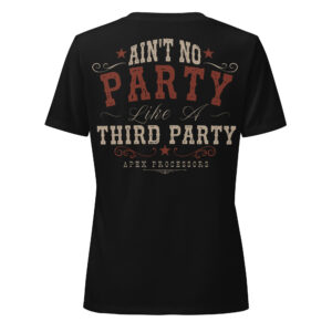 Western Party v-neck tee